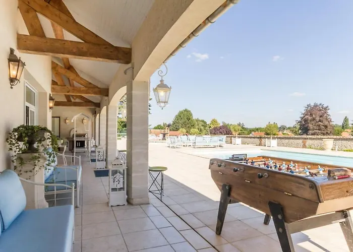 Grande D'exception En Normandie Tennis, Piscine, Jacuzzi, Salle De Fitness Dom wakacyjny Muids